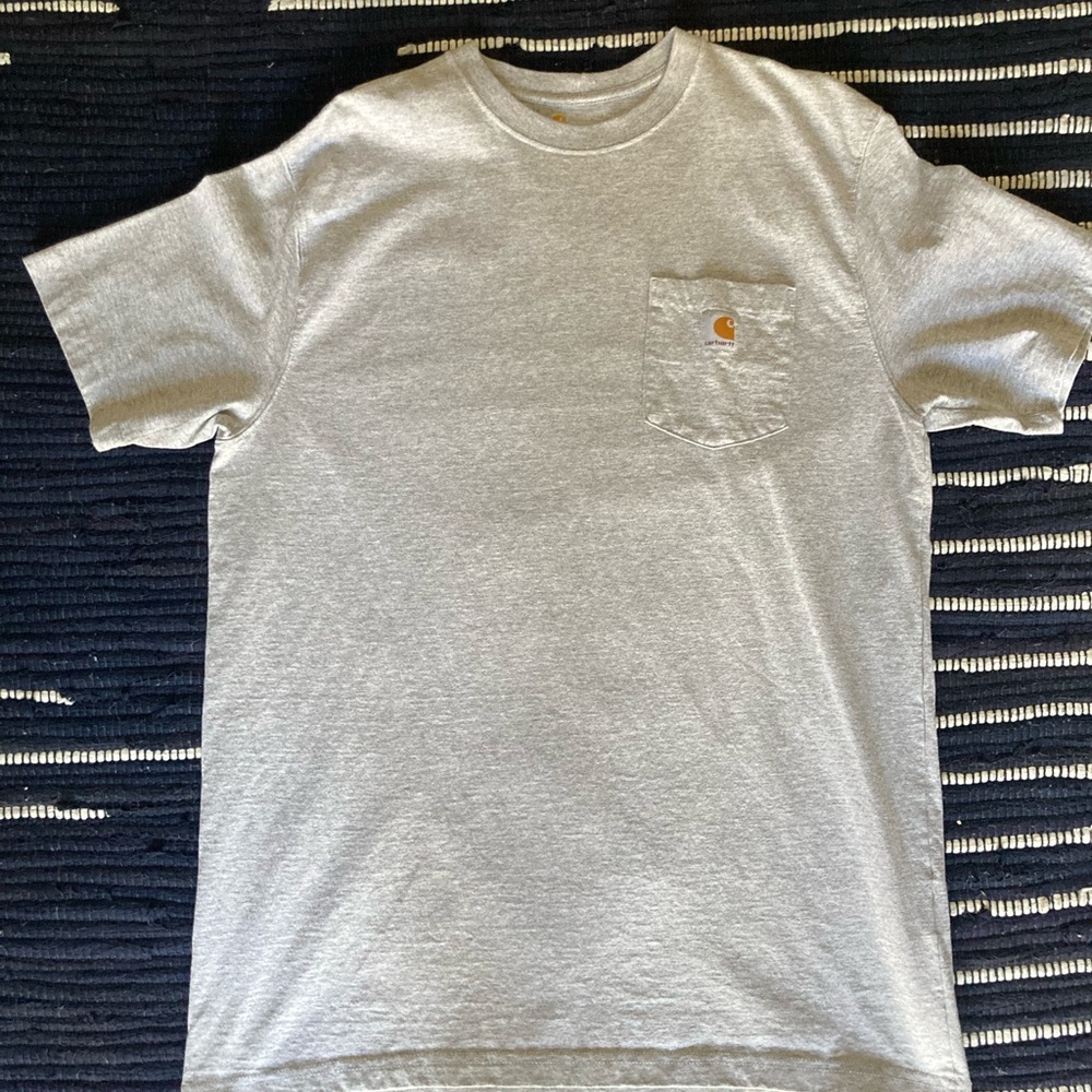 Carhartt Men's Light Gray Short Sleeve Tee